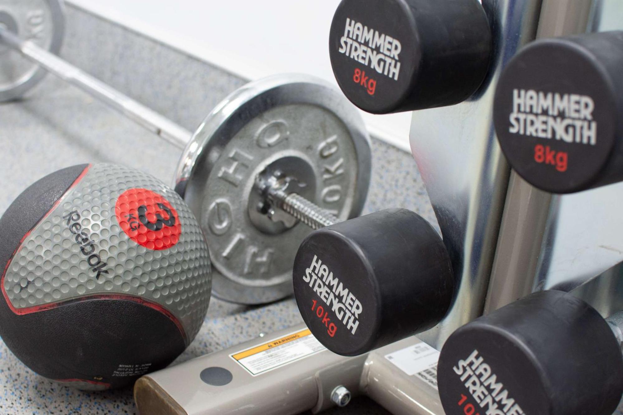 Radisson Blu Hotel Γιερεβάν Εξωτερικό φωτογραφία A set of Hammer Strength dumbbells